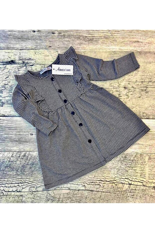 Düğmeli Elbise - 2