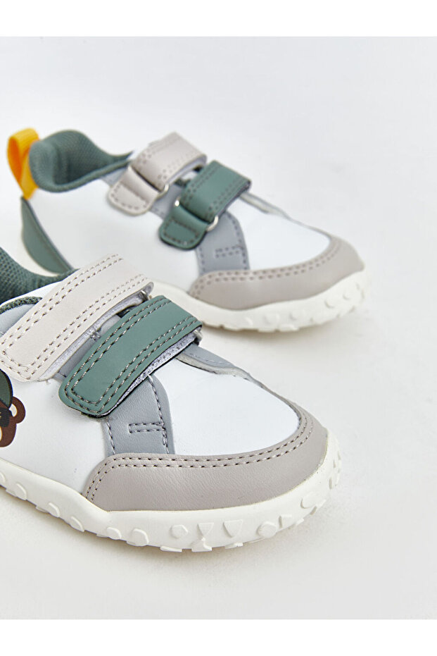 LCW STEPS Baskılı Cırt Cırtlı Erkek Bebek Spor Ayakkabı - 3