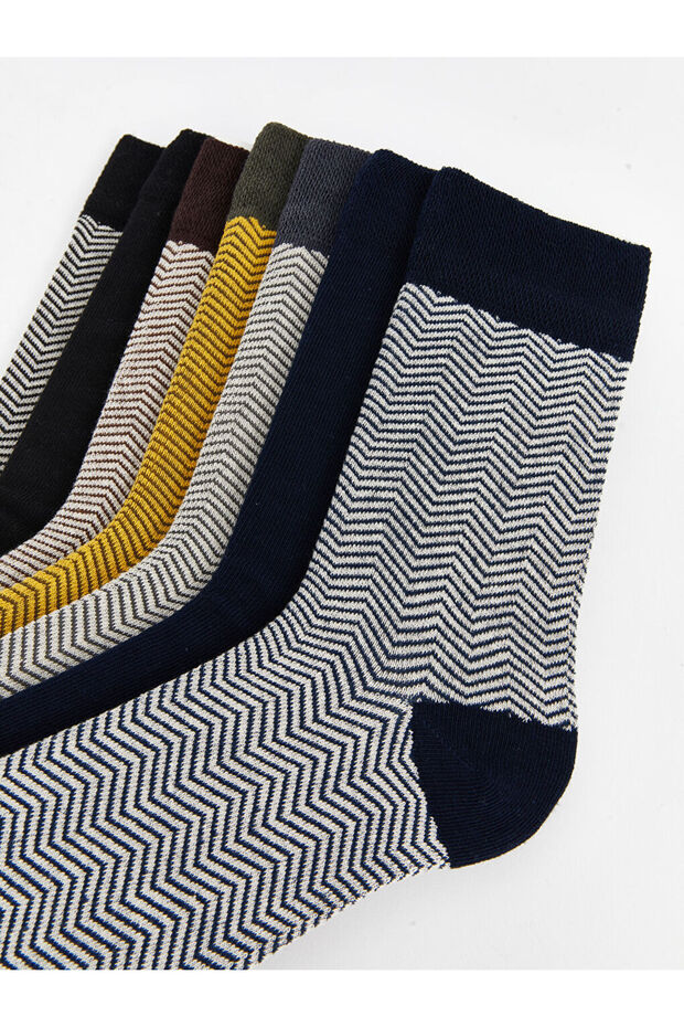 Create Your Style from Uzg Store |   Striped Men's Socks 7-Pack - 3