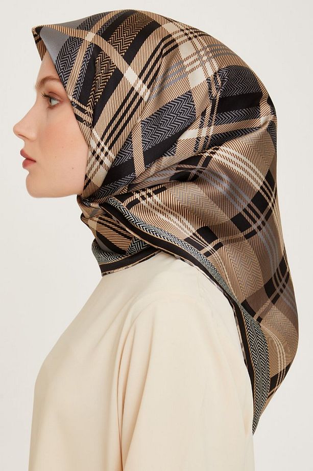 İpek Twill Eşarp 9223D-02 - 3