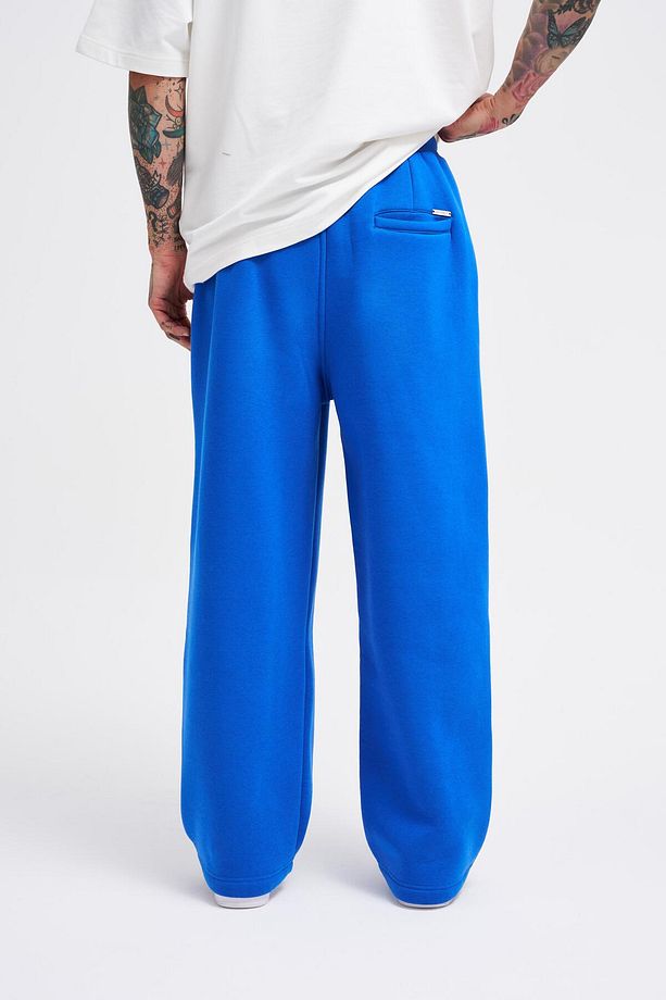 Erkek Baggy Oversize Saks Eşofman Altı - 4