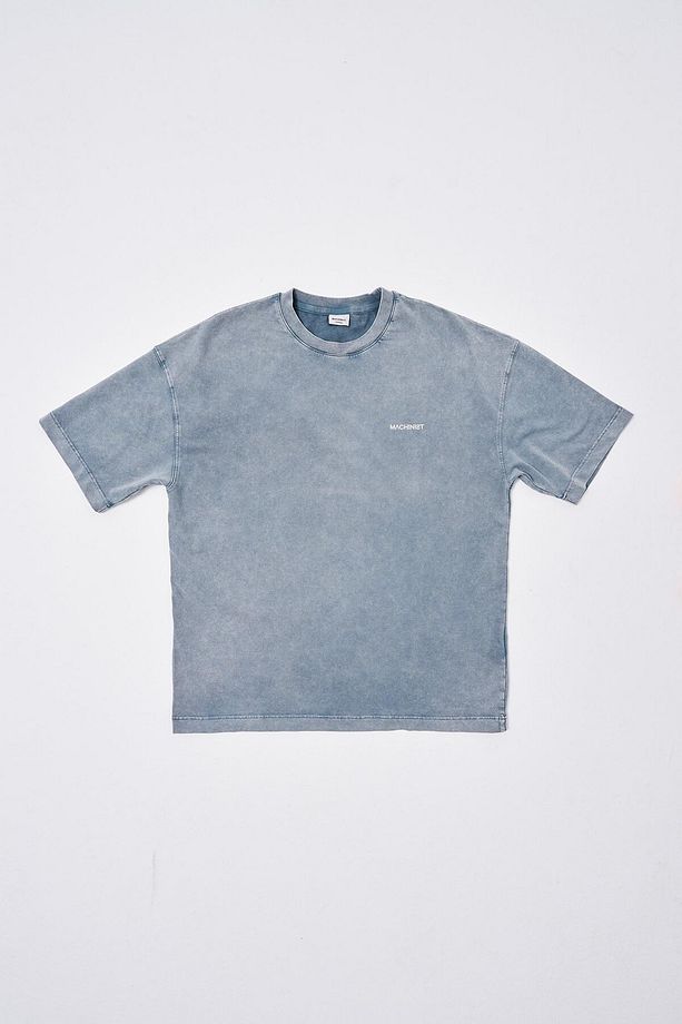 UNISEX RELAXED YIKAMALI BASIC T-SHIRT GHOST CLOUDY - 6