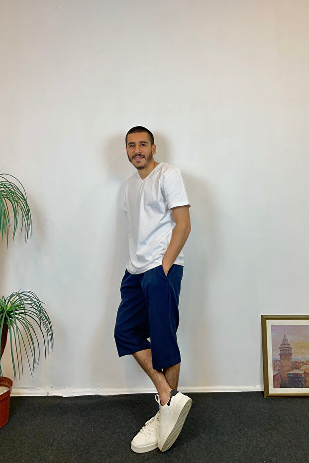 Erkek Regular Kapri Şort spr24sr60 - 1