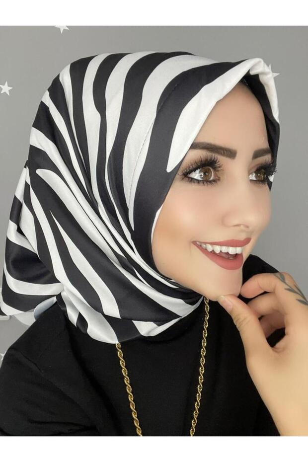 Şal eşarfă cu model - 1