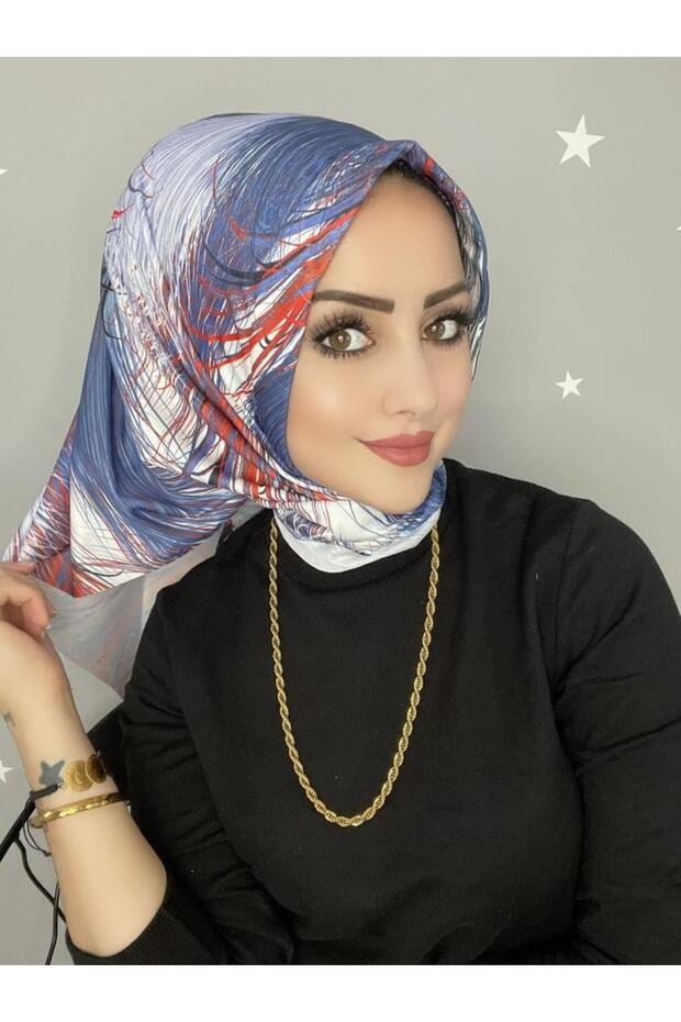 Şal eşarfă cu model - 1