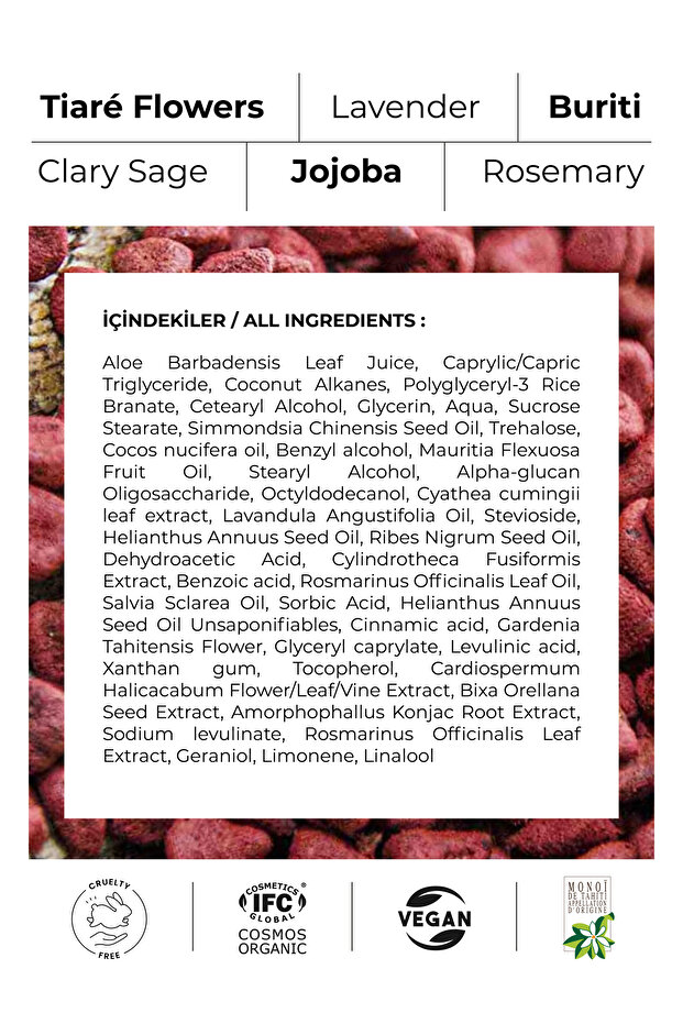 Roucou Yaşlanma Karşıtı Organik Yüz Bakım Kremi - Anti Aging Nemlendirici Vegan Yüz Kremi 50 ml - 6