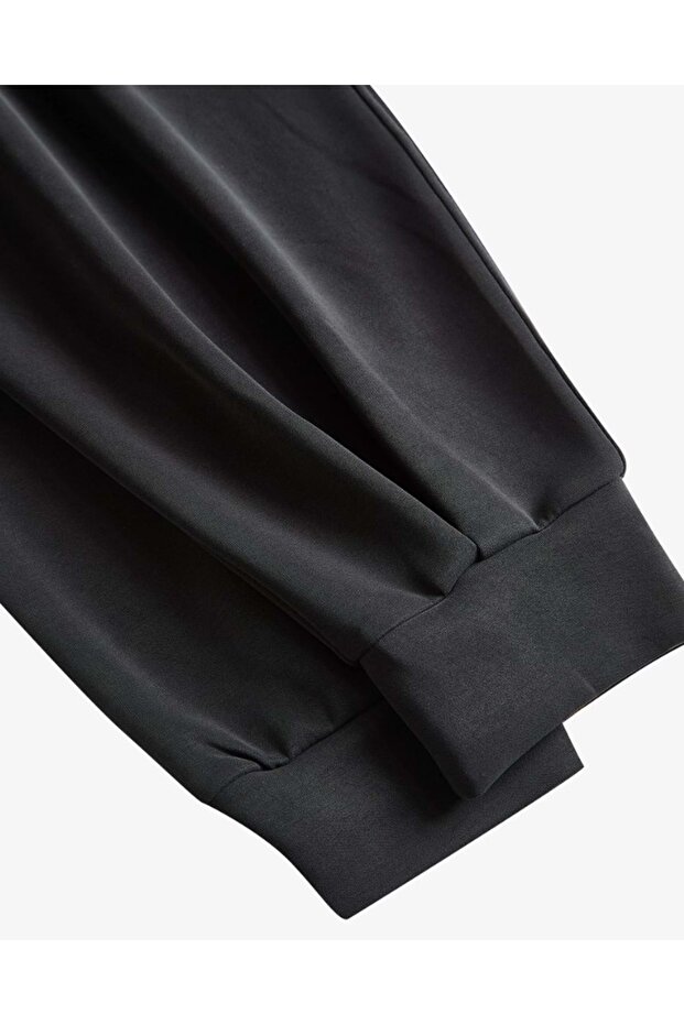 W Soft Touch Jogger Sweatpant S242312 Kadın Eşofman Altı Jogger Pantolon SİYAH - 5