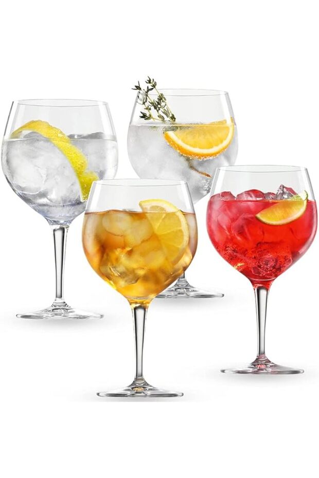 4PCS GIN & TONIC COCKTAIL GLASS SET 650 ML