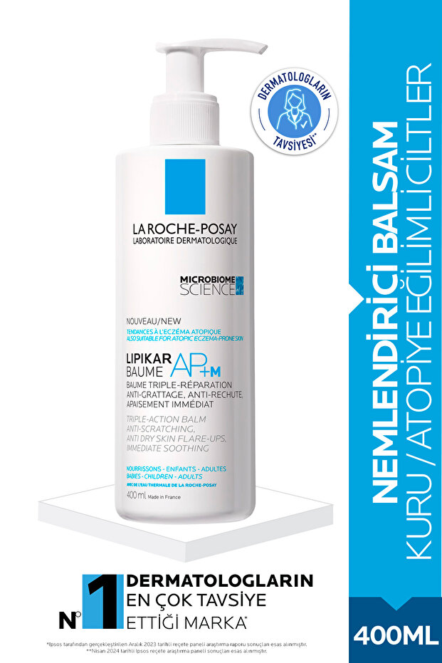 Lipikar Baume Light Ap+M Moisturizer 400 ml