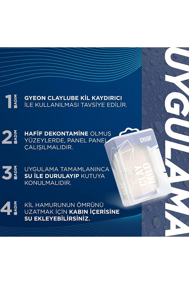 Q²m Clay Mild Evo Günlük Hafif Yüzey Temizleyici Kil Hamuru - 100 gr -kimyasala Dayanıklı - 3