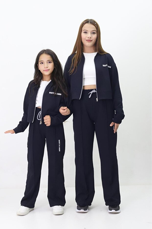 Elegance Together Mother-Daughter Tracksuit Set