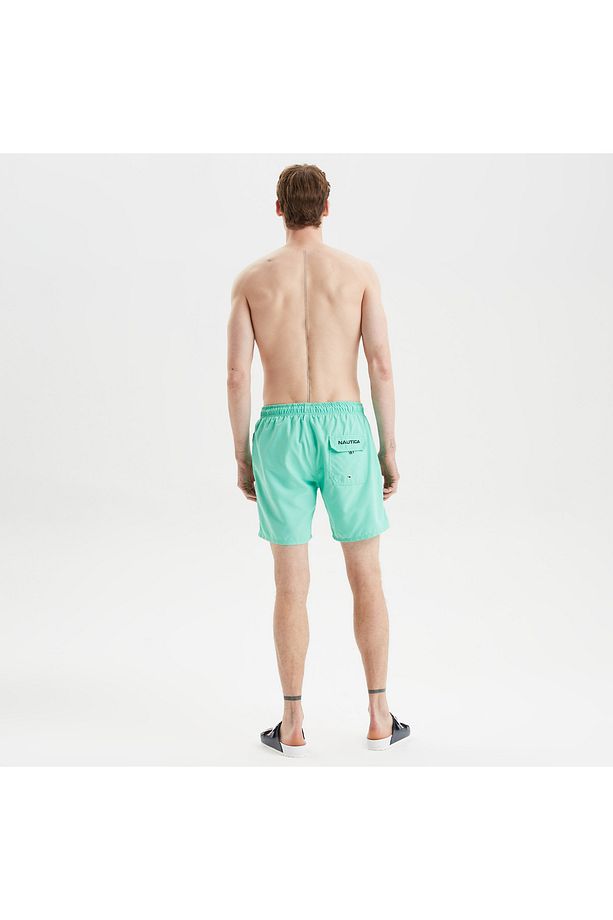 Erkek Yeşil Regular Fit Deniz Şortu - 3