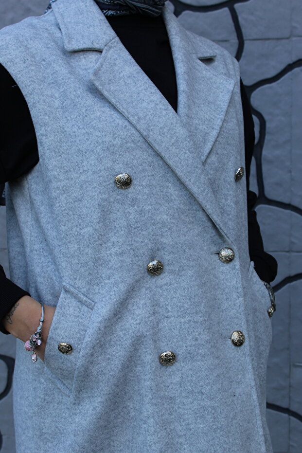 LEVİDOR KAŞE YELEK - 5