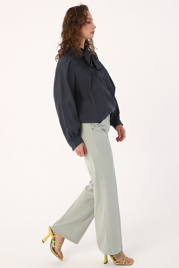 Mint Cepli Bol Paça Pantolon - 5