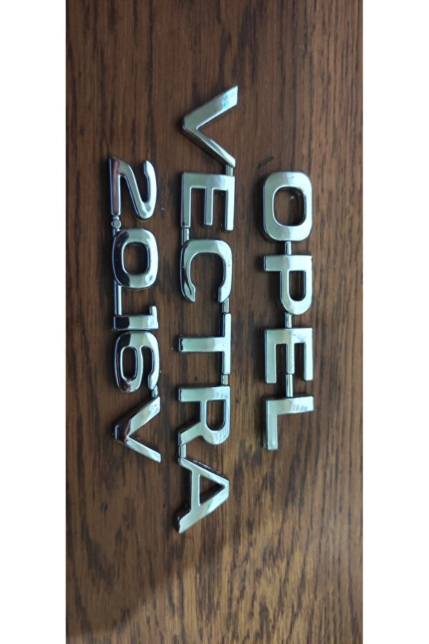 OPEL VECTRA 2.0_16V مجموعة حروف صندوق السيارة مستوردة مطلية بالكروم