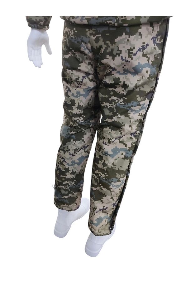 Erkek Kamuflaj Askeri Tek Alt Pantolon - 2