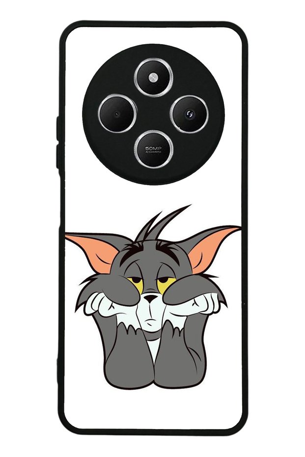 حافظة هاتف لامعة بتصميم توم لهاتف Xiaomi Redmi 14C