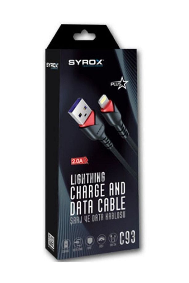 2.0a Mah Extra Dayanıklı Örgülü Apple Iphone Şarj C93 - 1