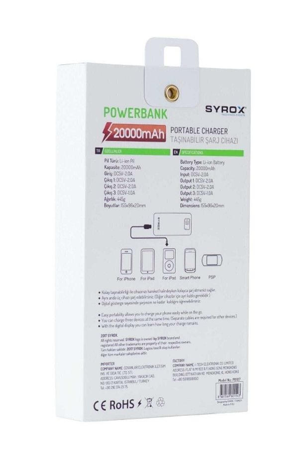 Pb107 20000 Mah Led Ekranlı Powerbank - 3