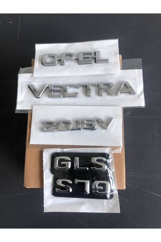 حروف Opel Vectra 2.0 16 V Gls (2 قطعة) مجموعة I - متوافق مع Vectra B - 1996-2001