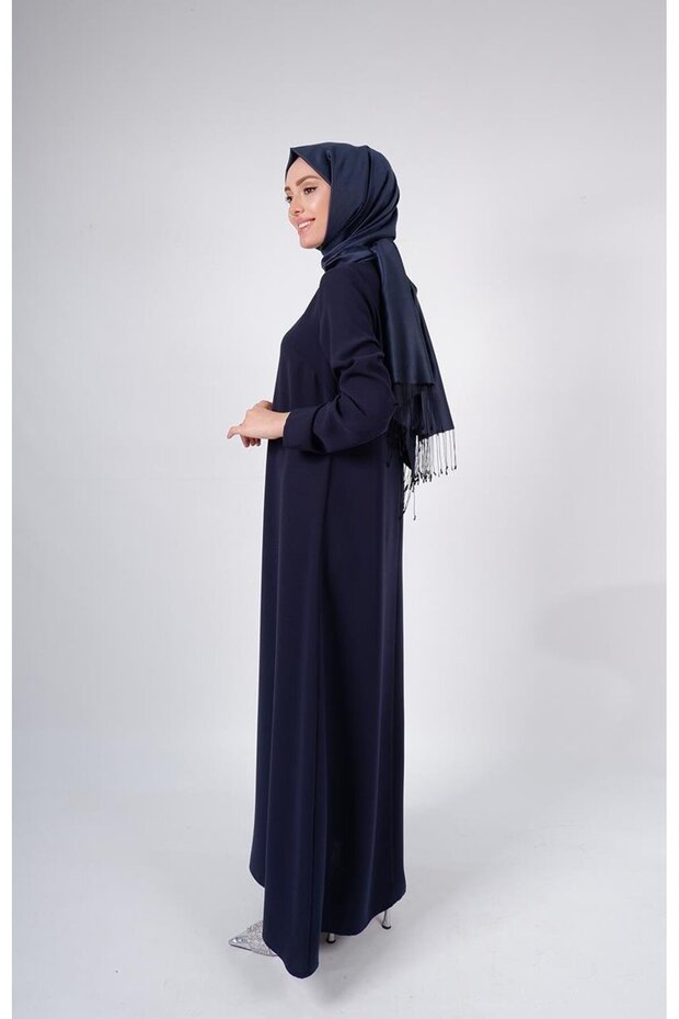 Elbise 1106 Lacivert - 2