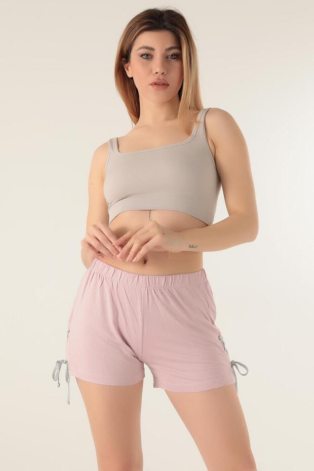 Bağcıklı Şort - 1