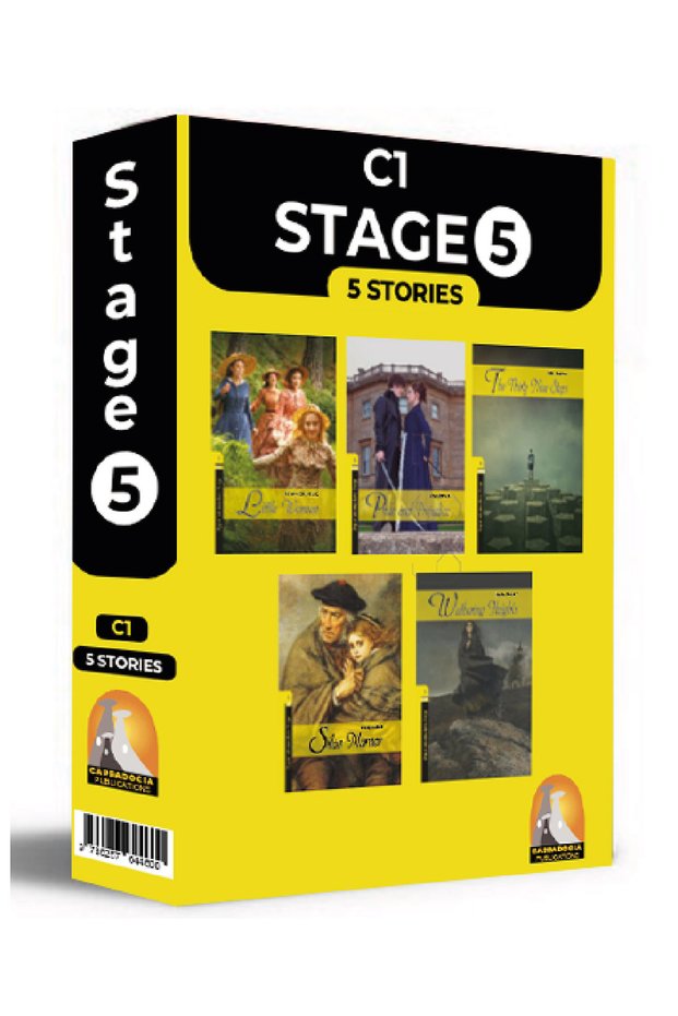 English Story. C1 Level, 5 English Story Books, Boxed Set,