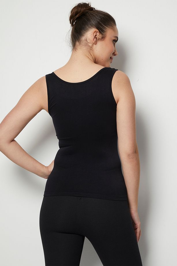 Kalın Askılı Seamless Atlet - 6