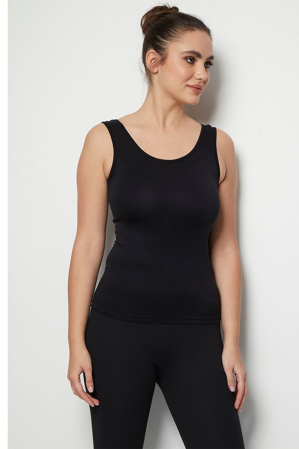 Kalın Askılı Seamless Atlet - 4