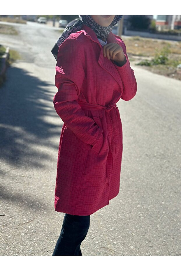 Tesettür Kapitone Çeket - 7