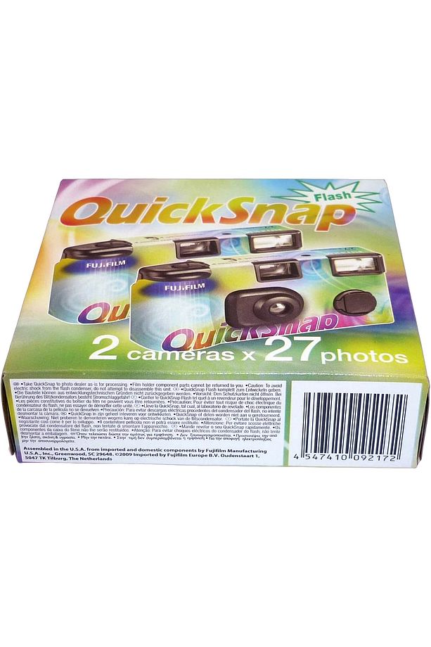 QuickSnap Flash 27 Poz Tek Kullanımlık Analog Fotoğraf Makinesi-2'li Paket - 4