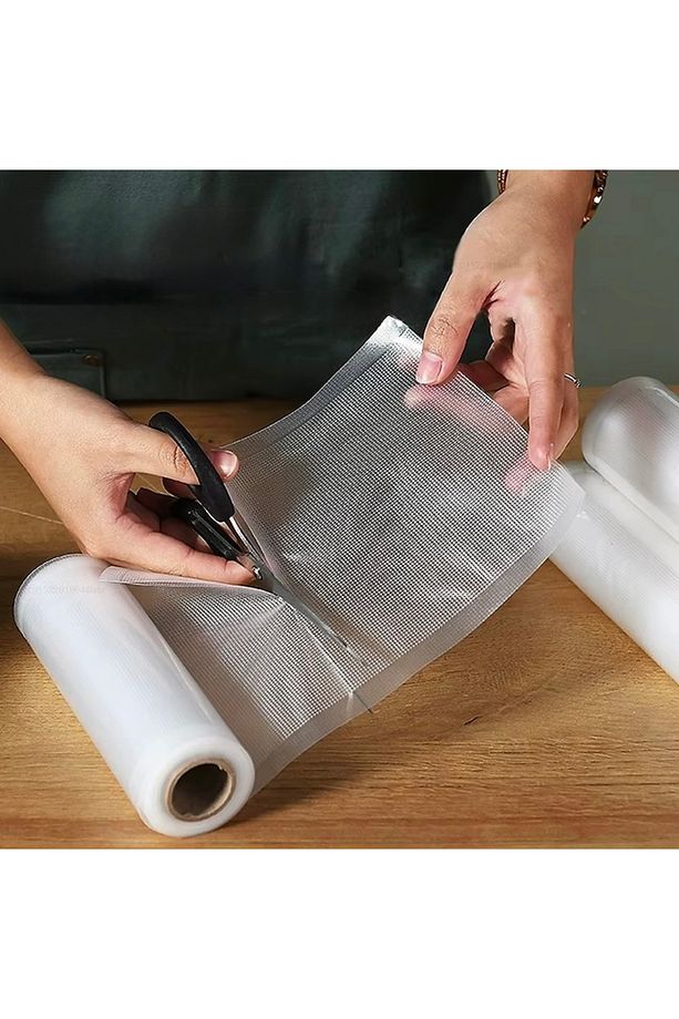 Tırtıklı Rulo Vakum Makinesi Poşeti- Torbası 30 cm X 5 mt - 3