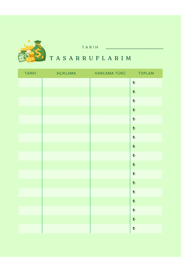 Bütçe Planlama Defteri - 6