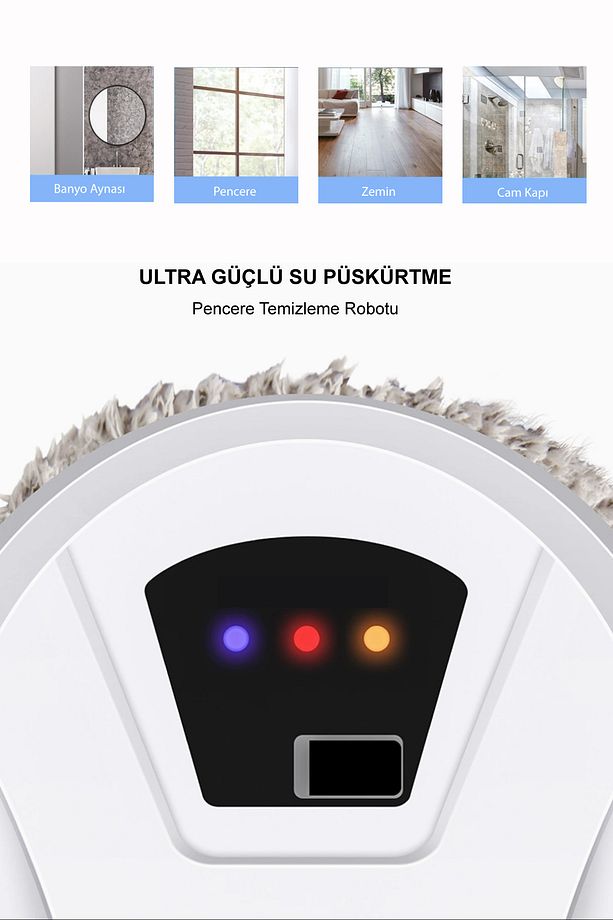 Akıllı Cam Silme Robotu - Vakumlu Cam Silme - Cam Temizleme Robotu - 2