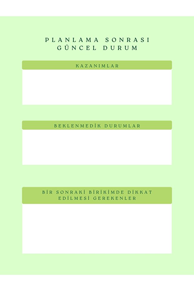 Bütçe Planlama Defteri - 7