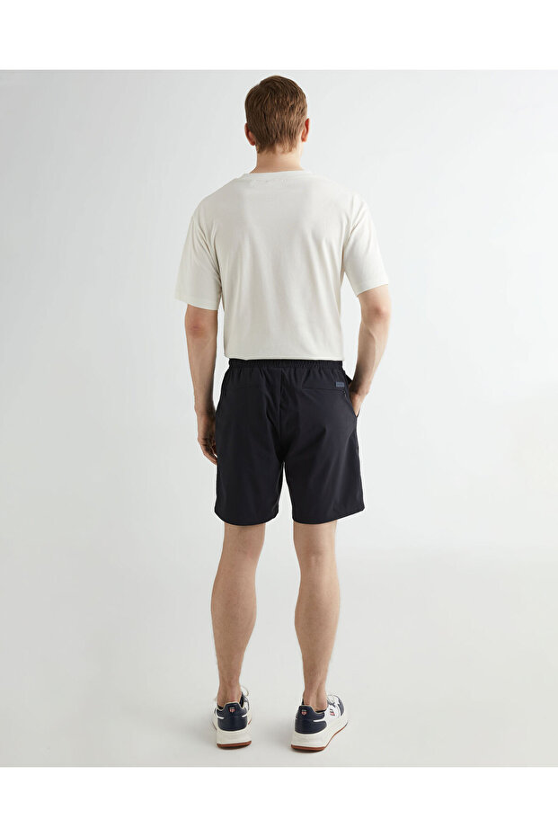 Erkek Lacivert Regular Fit Şort - 2