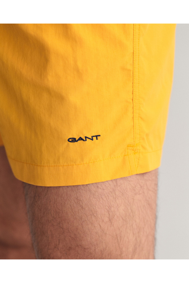 Erkek Sarı Regular Fit Mayo Şort - 4