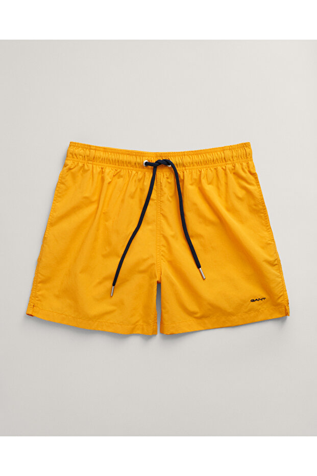 Erkek Sarı Regular Fit Mayo Şort - 2