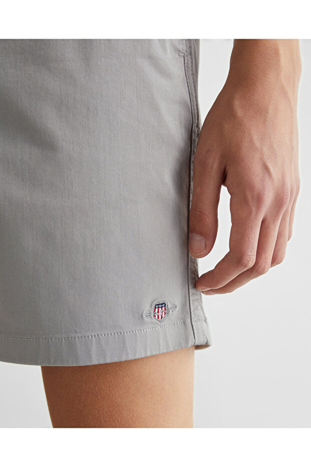Erkek Gri Regular Fit Şort - 5