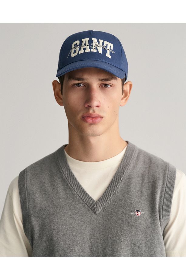 Unisex Mavi Logolu Şapka - 1