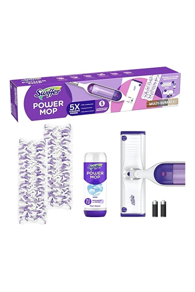 Easy to Use Multi Surface Lightweight Power Mop Kit - 1