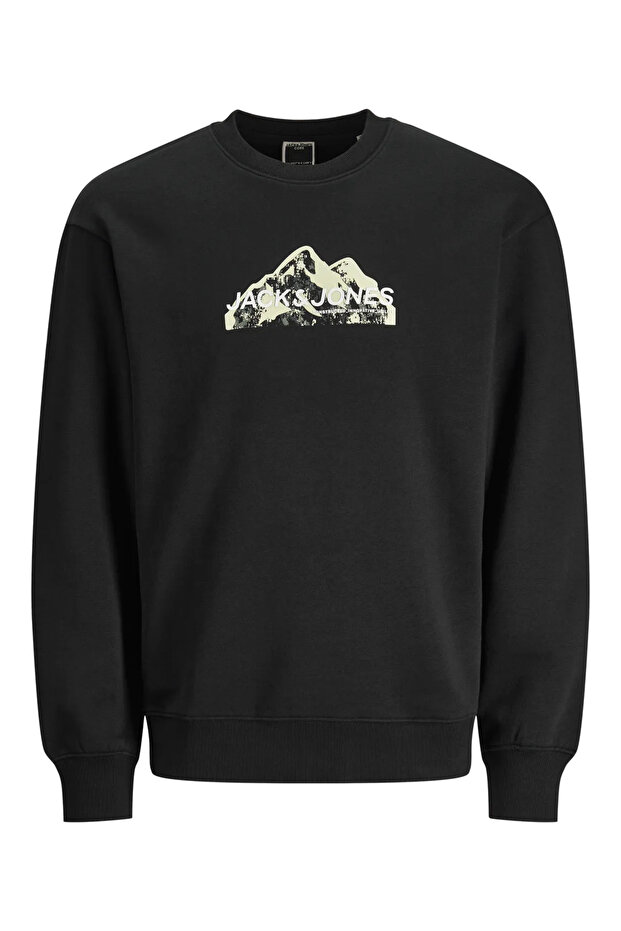 سويت شيرت رجالي بشعار Jack&Jones Jcomountaın