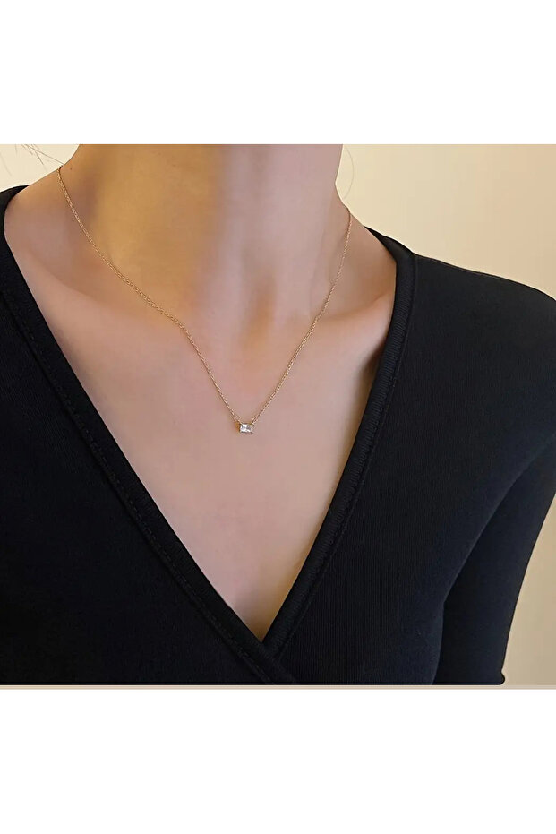 TekTaş Gold Kolye - 1