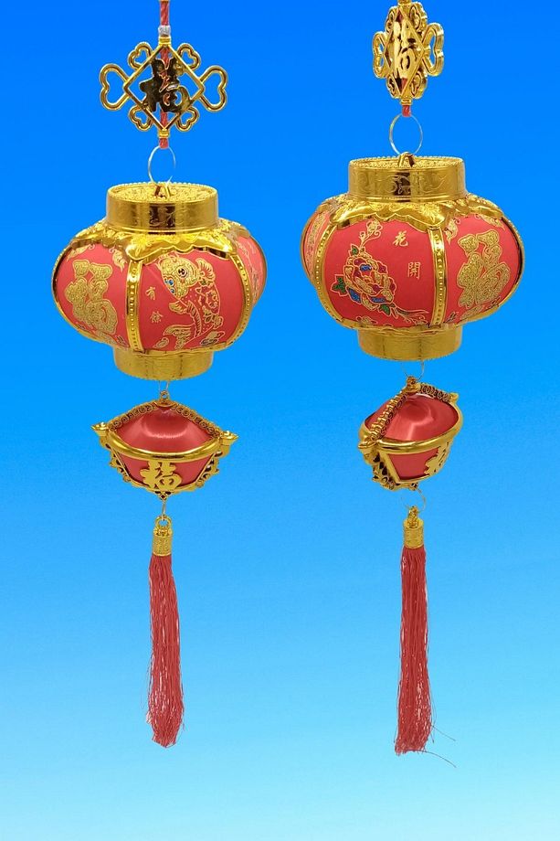 Feng Shui Çin Feneri Şans Ve Bereket Askılık 65 cm - 6