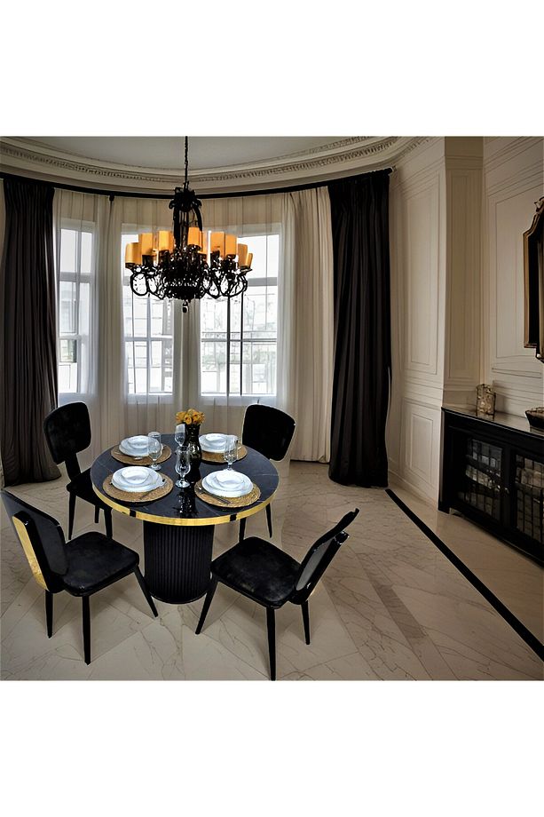 İNNFURN Safir Yemek Masası 4 Kişilik - 3