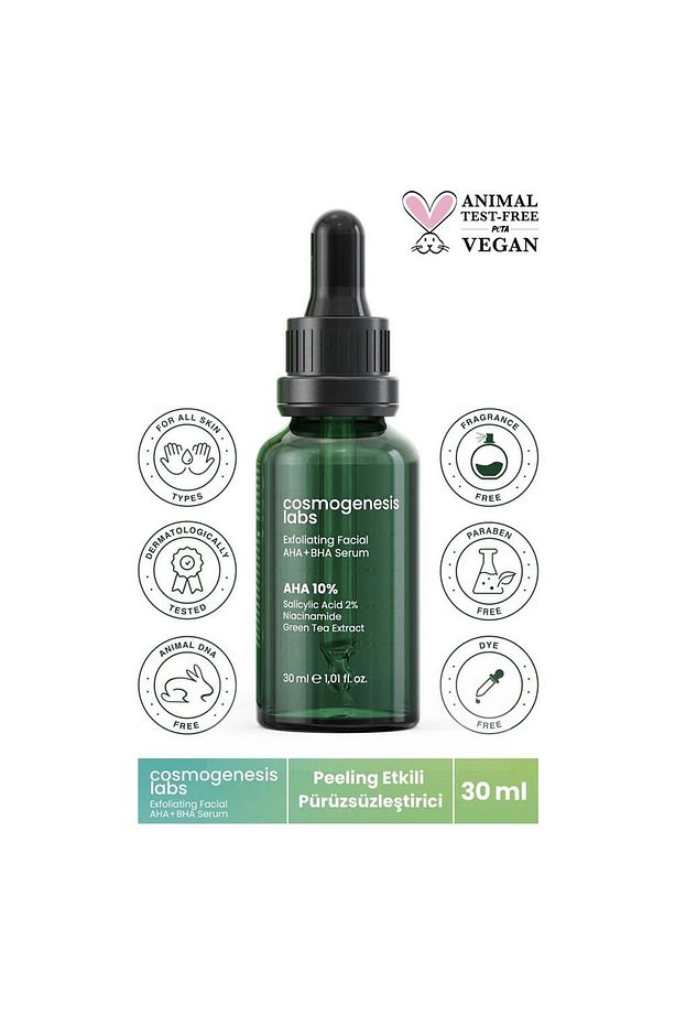Exfoliating Facial Aha Bha Serum 30 ml - 1