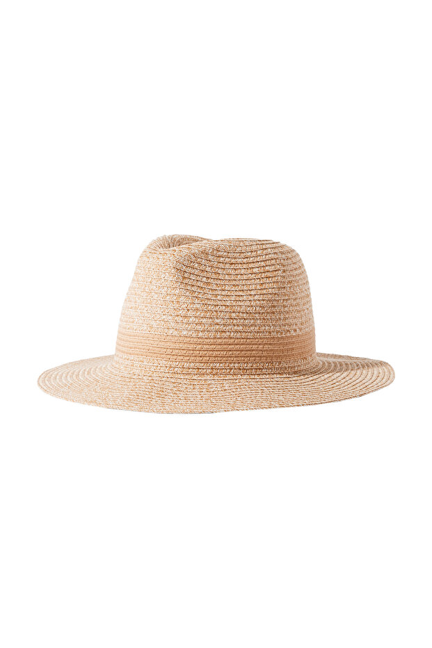 Hasır Görünümlü Şapka - 1