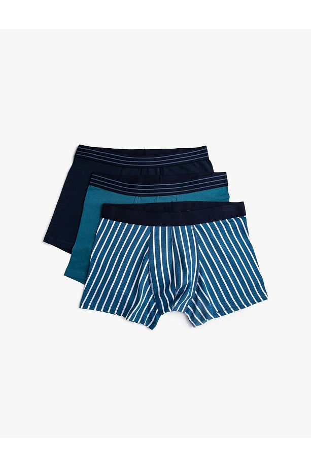 Pamuklu Basic 3'lü Boxer Seti - 4