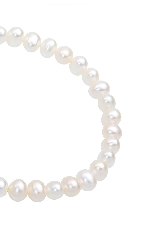 Náramok s kultivovanými sladkovodnými perlami, striebro 925 - 3