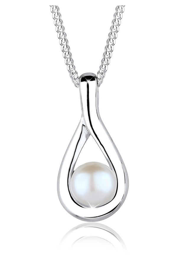 Náhrdelník Nekonečno Sladkovodní kultivované perly 925 Sterling Silver - 1